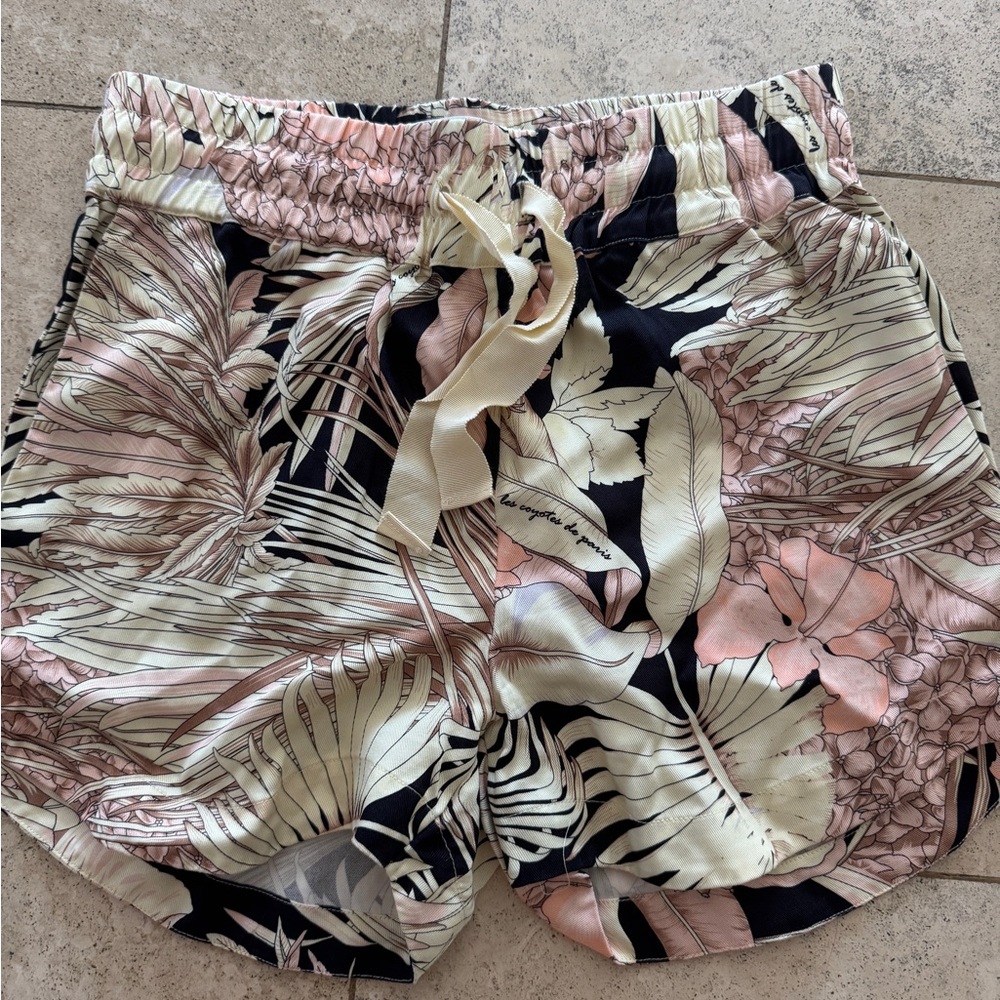 Les Coyotes De Paris Floral Print Women's Shorts XS